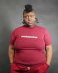 Uncensored Short Sleeve T-shirt Burgundy