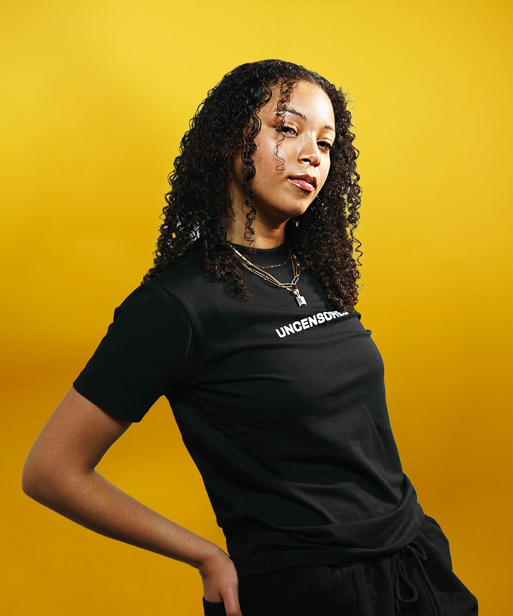 Uncensored Short Sleeve T-shirt Black