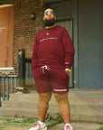 Uncensored Shorts Burgundy
