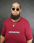 Uncensored Short Sleeve T-shirt Burgundy