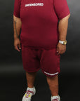 Uncensored Leisure Shorts Burgundy