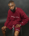 Uncensored Leisure Shorts Burgundy