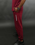 Matching Crewneck Shirt and Joggers Burgundy