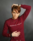 Matching Crewneck Shirt and Joggers Burgundy
