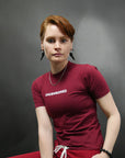 Uncensored Short Sleeve T-shirt Burgundy