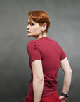 Uncensored Short Sleeve T-shirt Burgundy