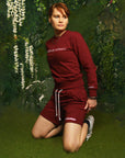 Uncensored Leisure Shorts Burgundy