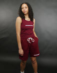 Uncensored Leisure Shorts Burgundy