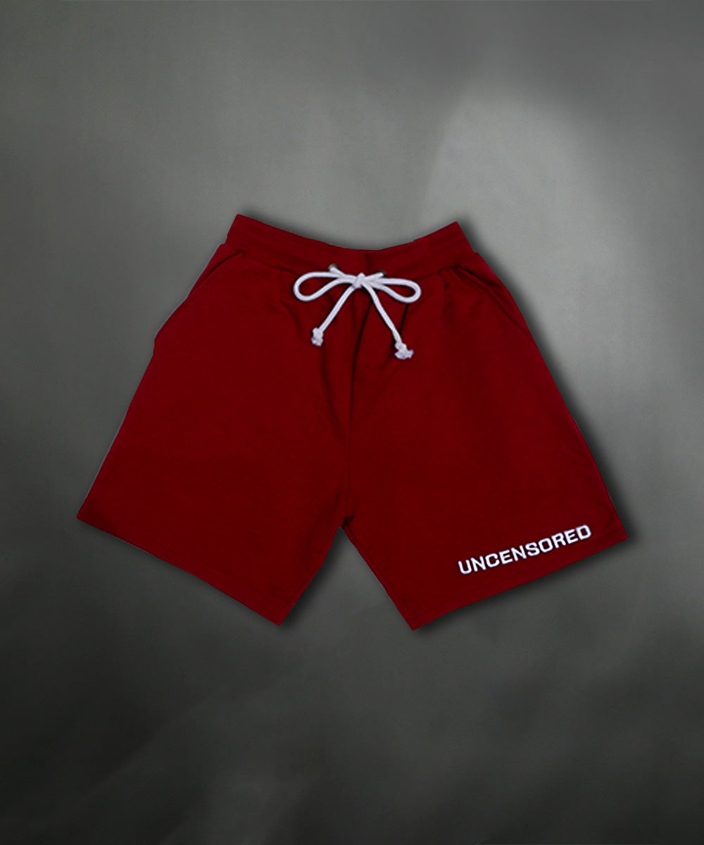 Uncensored Shorts Burgundy