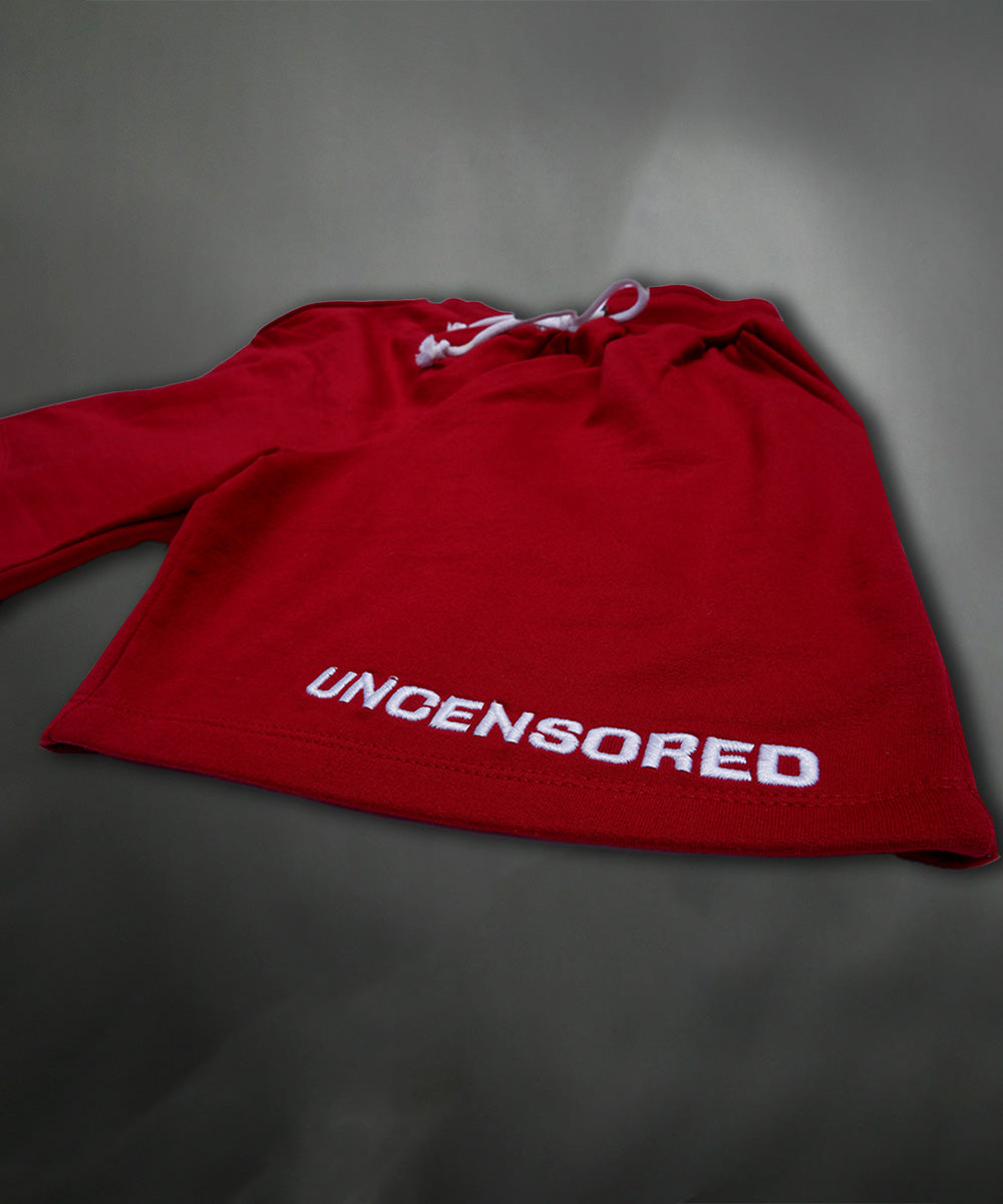 Uncensored Shorts Burgundy